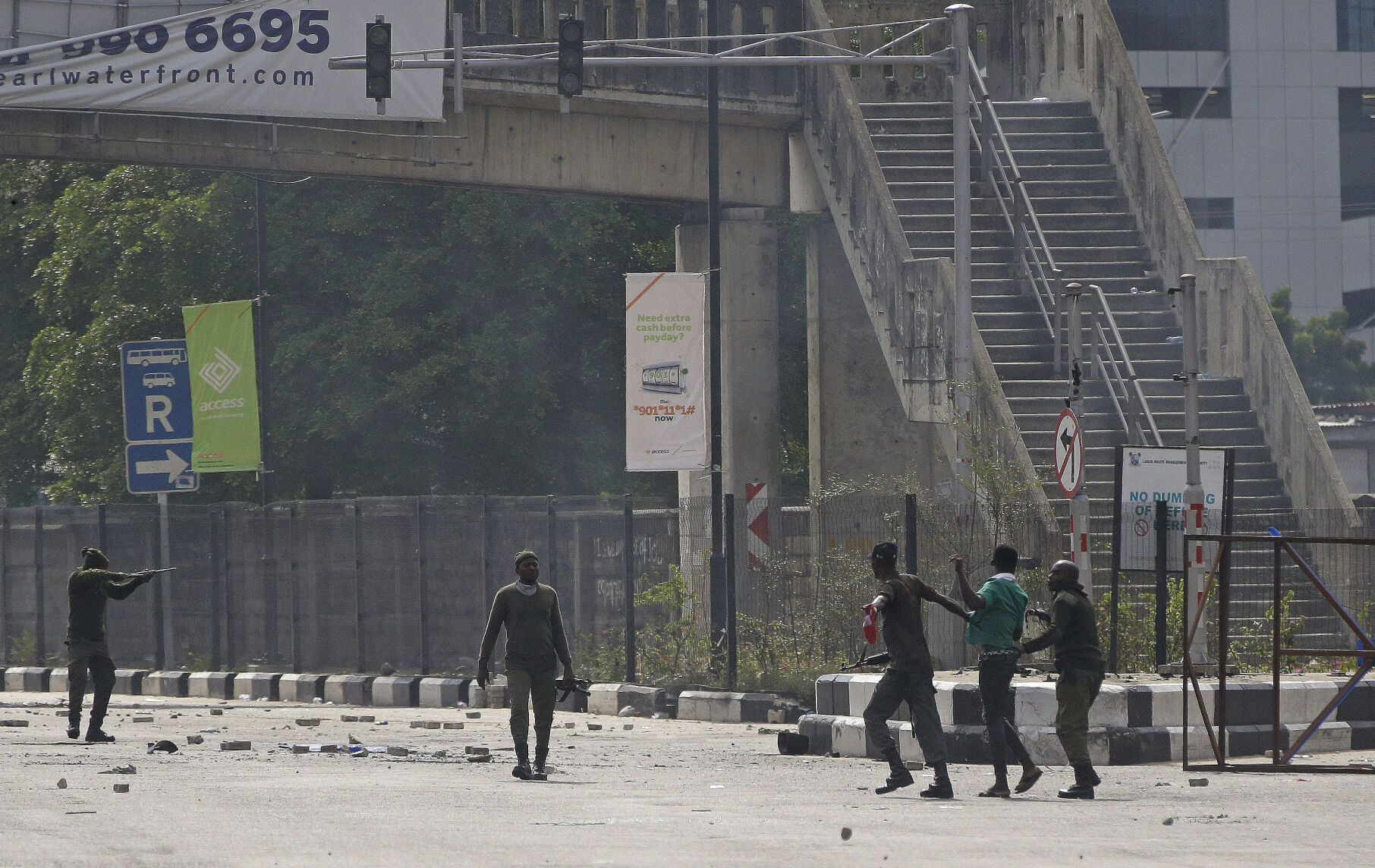 Nigeria Police Protest